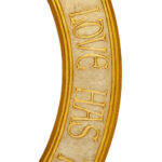 Round Temperance Script Mirror - Image 3