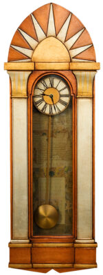 Chamberlain Art Deco Case Clock