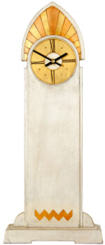 Art Deco Crested Mantle Clock.