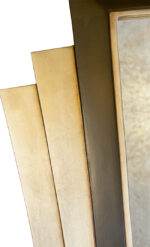 Plain Art Deco Winged Wall Mirror - Image 2