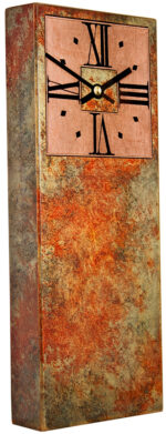 Crimson Red Mantle with Blue Marbling & Square Dial - Image 2