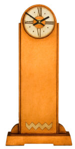 Round Top Art Deco Mantel Clock. - Image 5