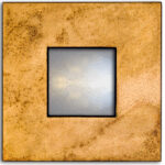 Speckled Gold Flat Profile Mirror - Image 2