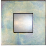 Flat Profile Mirror in Metallic Blue - Image 2