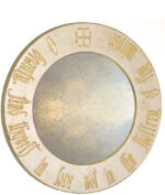 Round Gothic Mirror with Beauty Script - Image 2