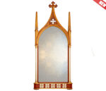 Gothic Ogee Arched Overmantle