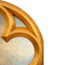 Gothic Quatrefoil Round Mirror - Image 3
