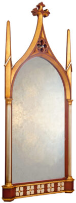 Gothic Ogee Arched Overmantle - Image 2