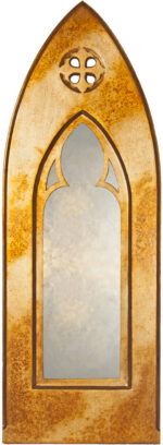 Ornate Gothic Arched Mirror - Image 4
