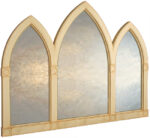 Arched Triptych Overmantel Mirror - Image 2