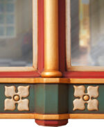Gothic Triptych Overmantel Mirror - Image 4