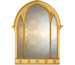 Large Gothic Overmantle Mirror