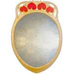 Oval Liberty Art Deco Mirror