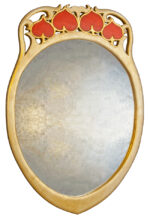 Oval Liberty Art Deco Mirror - Image 2