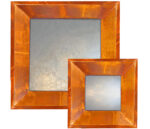 Light Copper Raked Profile Mirrors
