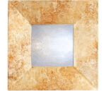 Marbled Silver Swept Mirror