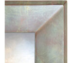 Metallic Blue Raked Profile Mirrors - Image 4