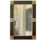 Ornate Stud Overmantle Mirror