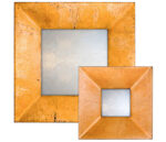 Pastel Copper Swept Mirrors