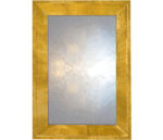 Pastel Gold Raked Profile Mirrors - Image 3