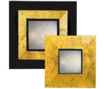 Pastel Gold Reverse Profile Mirrors