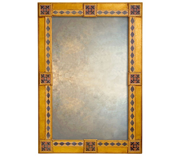 rectangular-pugin-gothic-overmantle-mirror-2.jpg Rectangular Pugin Gothic Overmantle Mirror - Image 1
