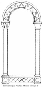 Gothic Mirror and Overmantle Designs - Image 2