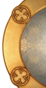 Quatrefoil Round  Mirror - Image 2