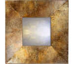 Rusty Brown Marble Swept Mirror