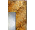 Rusty Brown Marble Swept Mirror - Image 3