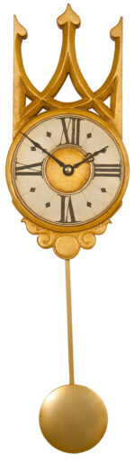 Small Crown Pendulum Clock