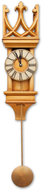 Crown Column Pendulum Clock