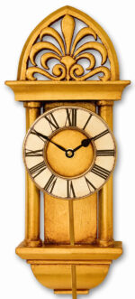 Small Column Pendulum Clock. - Image 3