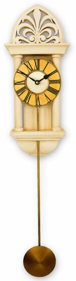 Small Column Pendulum Clock. - Image 5
