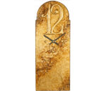 Small Mantel in Marbled Gold & Large 12 dial