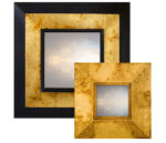 Speckled Gold Reverse Profile Mirrors