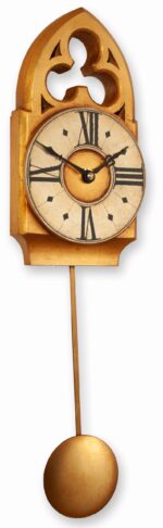 Tiny Gothic Pendulum Wall Clock - Image 2