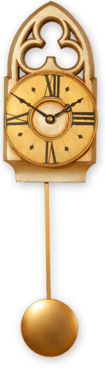 Tiny Gothic Pendulum Wall Clock - Image 4