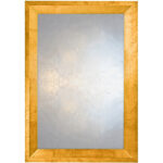 Triangular Profile Mirror in Pastel Copper
